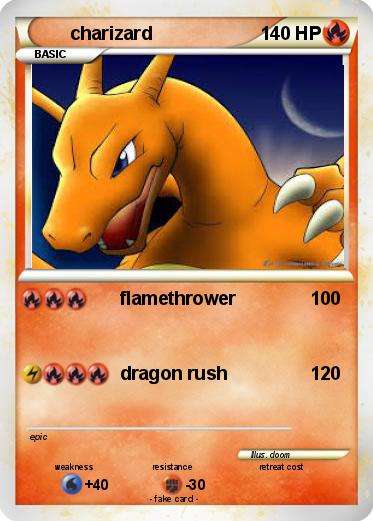 Pokemon charizard