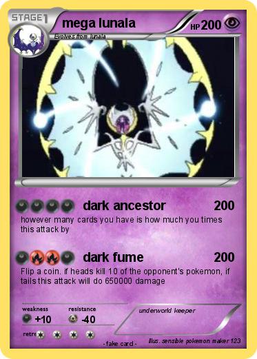 Pokemon mega lunala