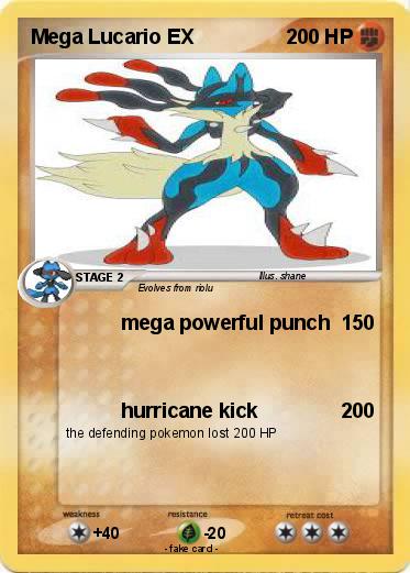 Pokemon Mega Lucario EX