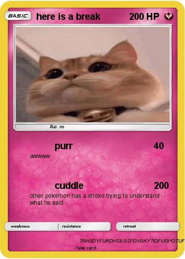 Pokemon here is a break