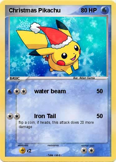 Pokemon Christmas Pikachu
