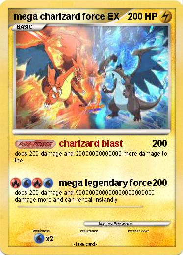 Pokemon mega charizard force EX