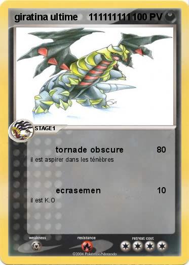 Pokemon giratina ultime    111111111