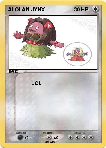 Pokemon ALOLAN JYNX