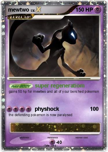 Pokemon mewtwo