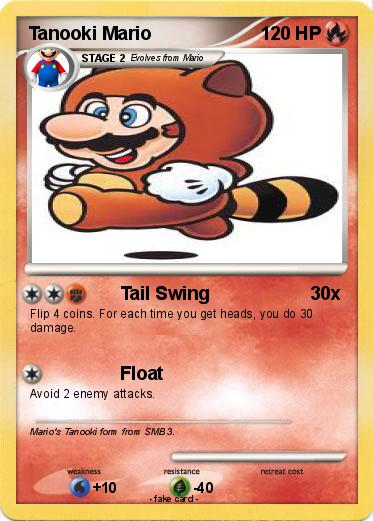 Pokemon Tanooki Mario