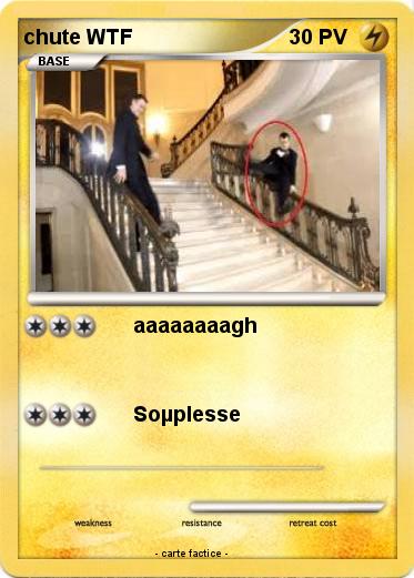 Pokemon chute WTF