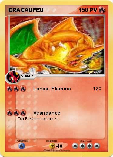 Pokemon DRACAUFEU                     