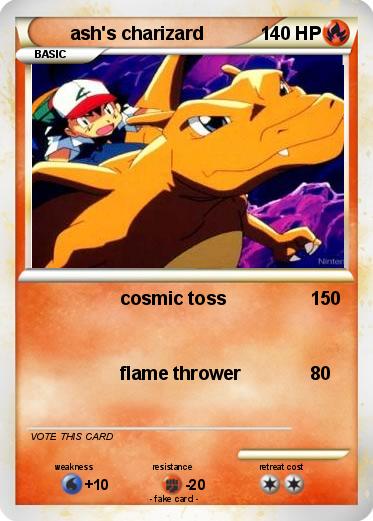 Pokemon ash's charizard