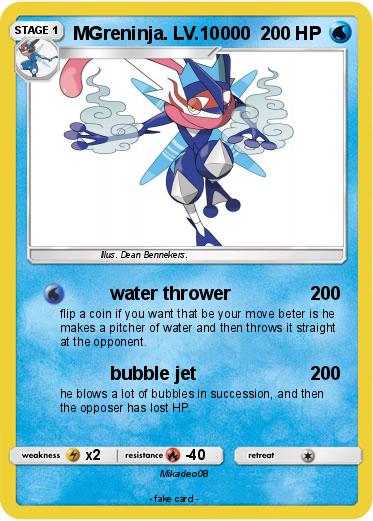 Pokemon MGreninja. LV.10000