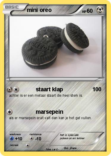 Pokemon mini oreo