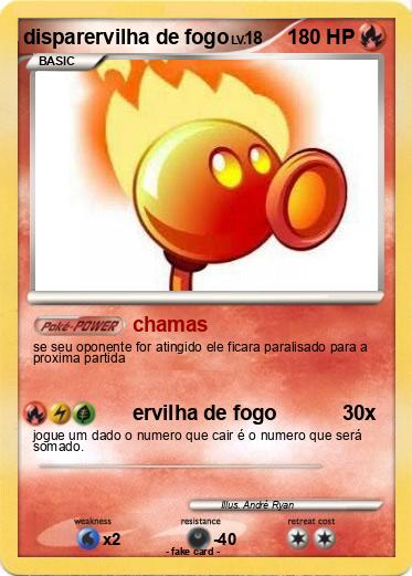 Pokemon disparervilha de fogo