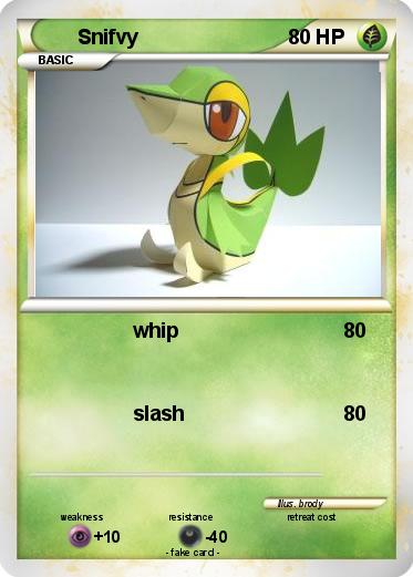 Pokemon Snifvy