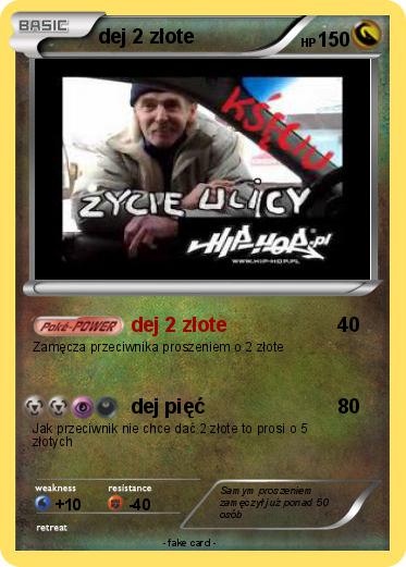 Pokemon dej 2 złote