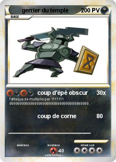 Pokemon gerrier du temple