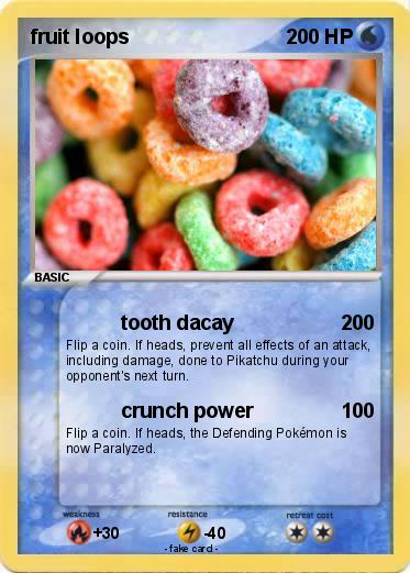 Pokemon fruit loops