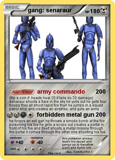 Pokemon gang: senaraur