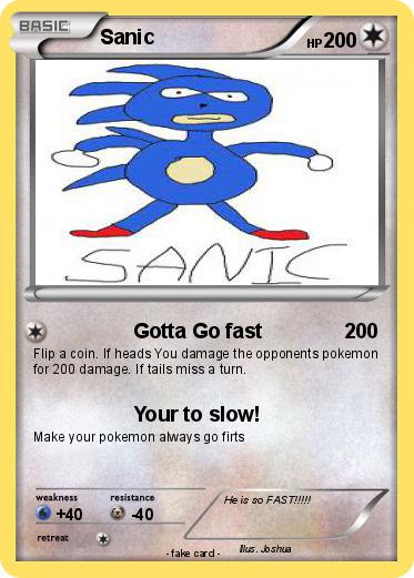 Pokemon Sanic