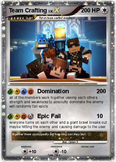 Pokemon Team Crafting