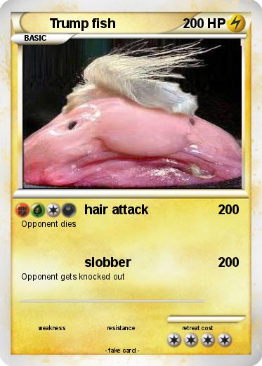 Pokemon Trump fish