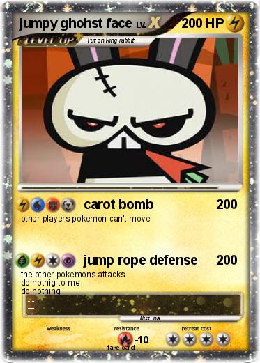Pokemon jumpy ghohst face