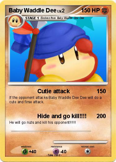 Pokemon Baby Waddle Dee