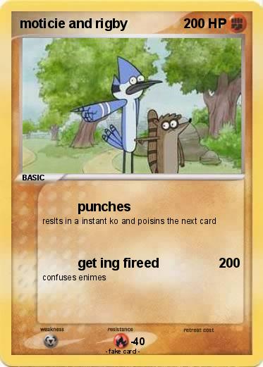 Pokemon moticie and rigby