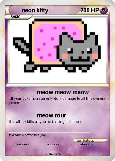 Pokemon neon kitty