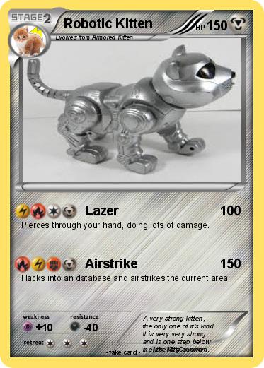 Pokemon Robotic Kitten