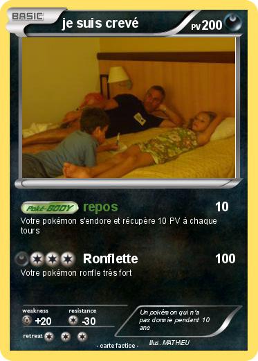 Pokemon je suis crevé