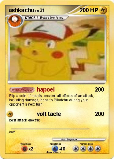 Pokemon ashkachu