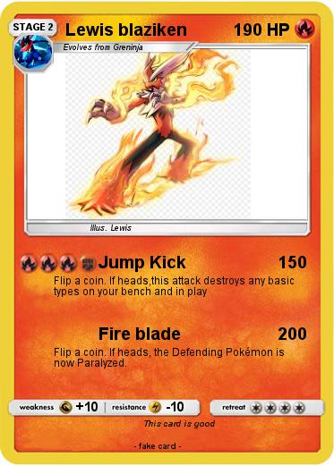 Pokemon Lewis blaziken