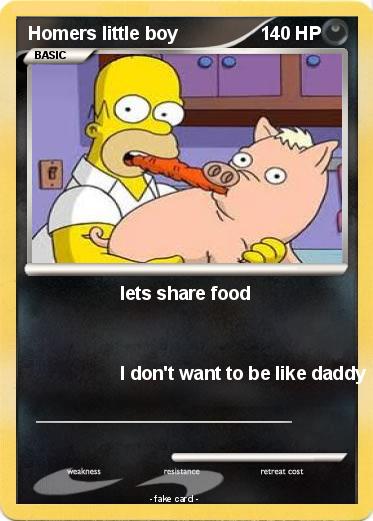 Pokemon Homers little boy