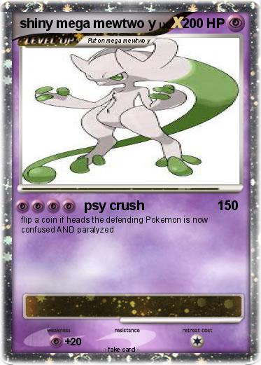 Pokemon shiny mega mewtwo y