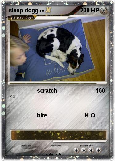 Pokemon sleep dogg
