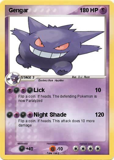 Pokemon Gengar
