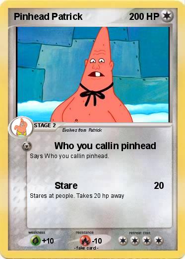 Pokemon Pinhead Patrick
