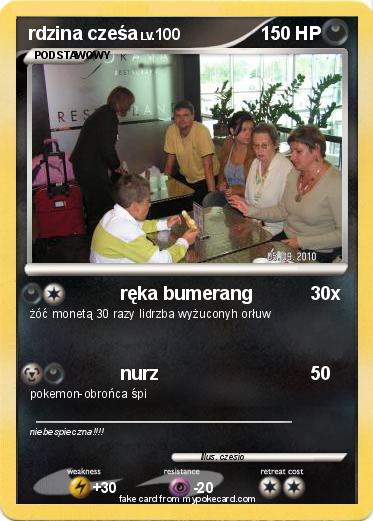 Pokemon rdzina cześa