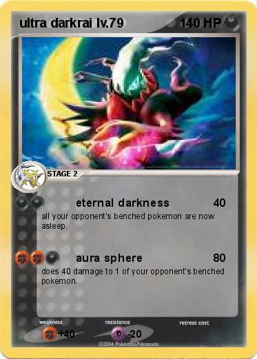 Pokemon ultra darkrai lv.79