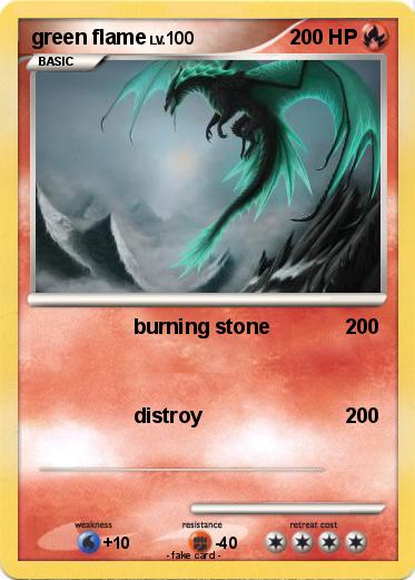 Pokemon green flame