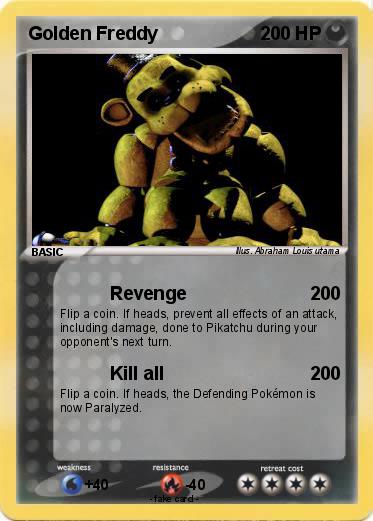 Pokemon Golden Freddy
