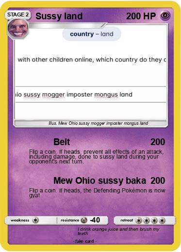 Pokemon Sussy land