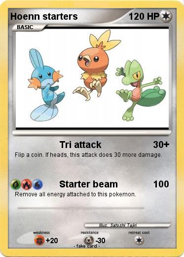 Pokemon Hoenn starters