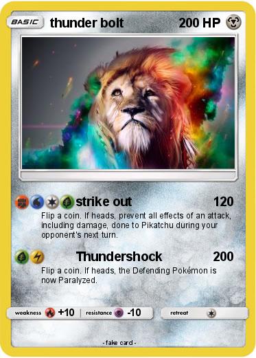 Pokemon thunder bolt