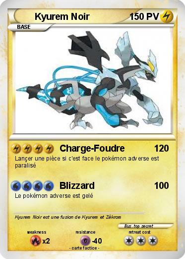 Pokemon Kyurem Noir