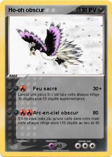 Pokemon Ho-oh obscur
