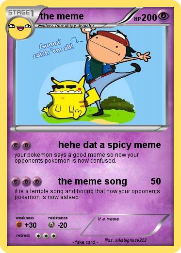 Pokemon the meme