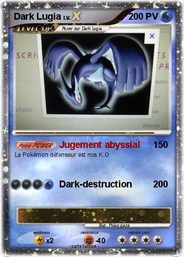 Pokemon Dark Lugia