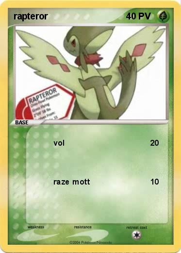 Pokemon rapteror