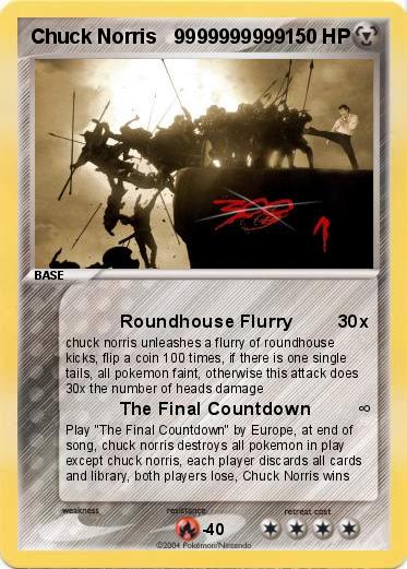 Pokemon Chuck Norris   9999999999